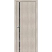 Дверь межкомнатная Браво-1.55 Cappuccino Melinga Mirox Grey mr.wood