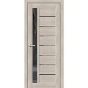 Дверь межкомнатная Браво-27 Cappuccino Melinga Mirox Grey mr.wood