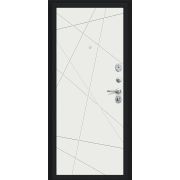 Дверь входная Граффити-5 Букле черное/Super White BRAVO