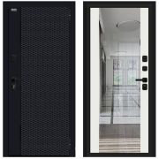 Дверь входная Матрикс-3 Total Black/Off-white BRAVO