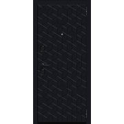 Дверь входная Кьюб ВЕ Total Black/Super White BRAVO