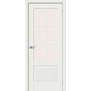 Дверь межкомнатная Прима-13 Ф7 White Matt White Сrystal mr.wood