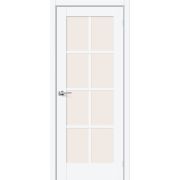 Межкомнатная дверь Прима-11.1 White Silk