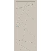 Межкомнатная дверь Граффити-5.Д.П Cream Silk