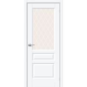 Межкомнатная дверь Неоклассик-35 White Silk White Сrystal