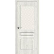 Дверь межкомнатная Скинни-15 Casablanca White Сrystal BRAVO