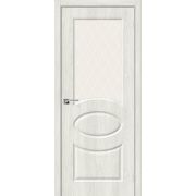 Дверь межкомнатная Скинни-21 Casablanca White Сrystal BRAVO