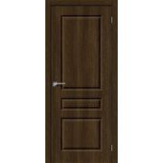Дверь межкомнатная Скинни-14 Dark Barnwood BRAVO
