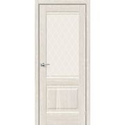 Дверь межкомнатная Прима-3 Ash White White Сrystal BRAVO