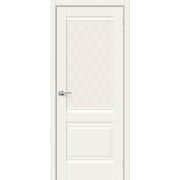 Дверь межкомнатная Прима-3 White Mix White Сrystal BRAVO