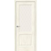 Дверь межкомнатная Неоклассик-33 Nordic Oak White Сrystal BRAVO