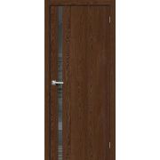 Дверь межкомнатная Браво-1.55 Brown Dreamline Mirox Grey ĒLPORTA