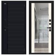 Дверь входная Лайнер-3 Total Black/Nordic Oak BRAVO